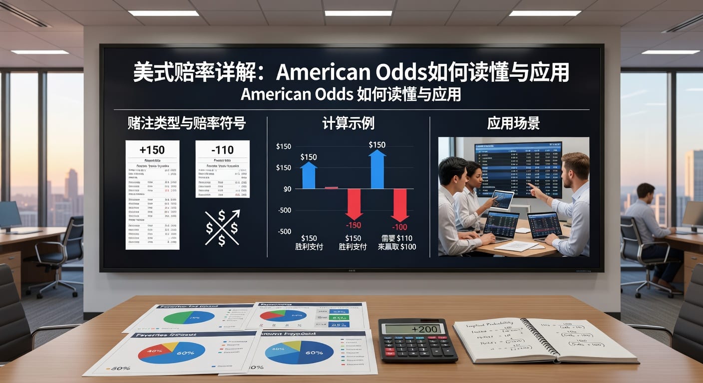 美式赔率 american odds读法与换算