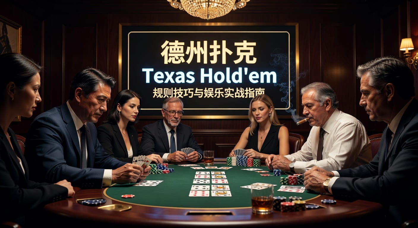 德州扑克 texas hold'em 实战规则与牌型判断