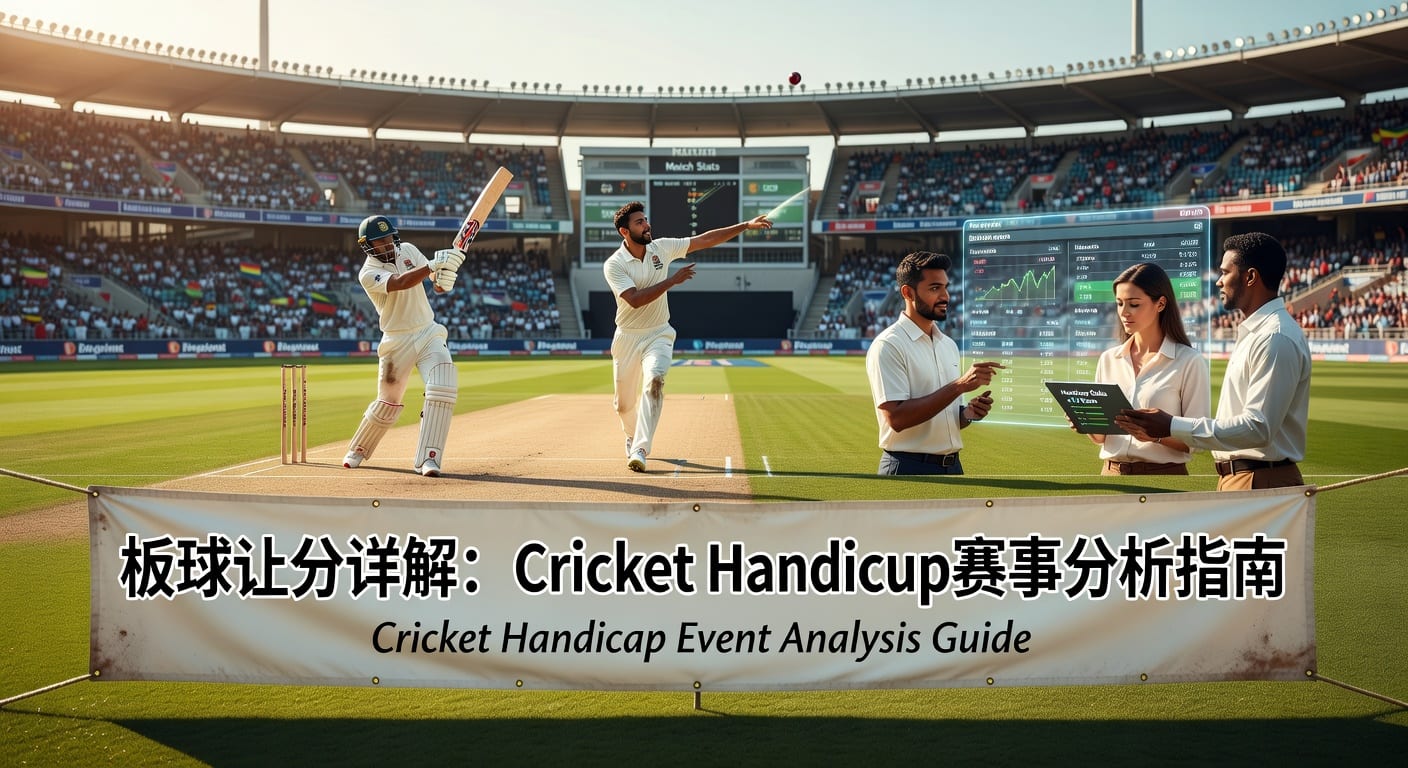 板球让分 Cricket Handicap 实战解析｜盘口判断与投注技巧
